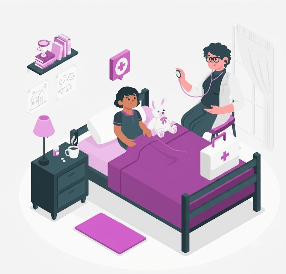Pediatrician illustration